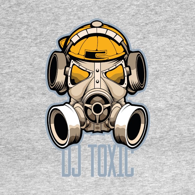 DJ TOXIC CORONAVIRUS COVID-19  T-SHIRT DESIGN by Chameleon Living